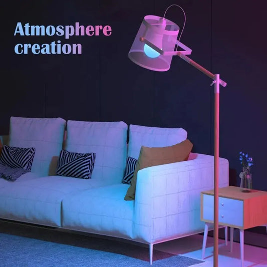 Ampoule LED multicolore RGB, 16 couleurs, E27, 220V, éclairage domestique, variable, 24 touches, télécommande, lampe intelligente, lumière d'ambiance