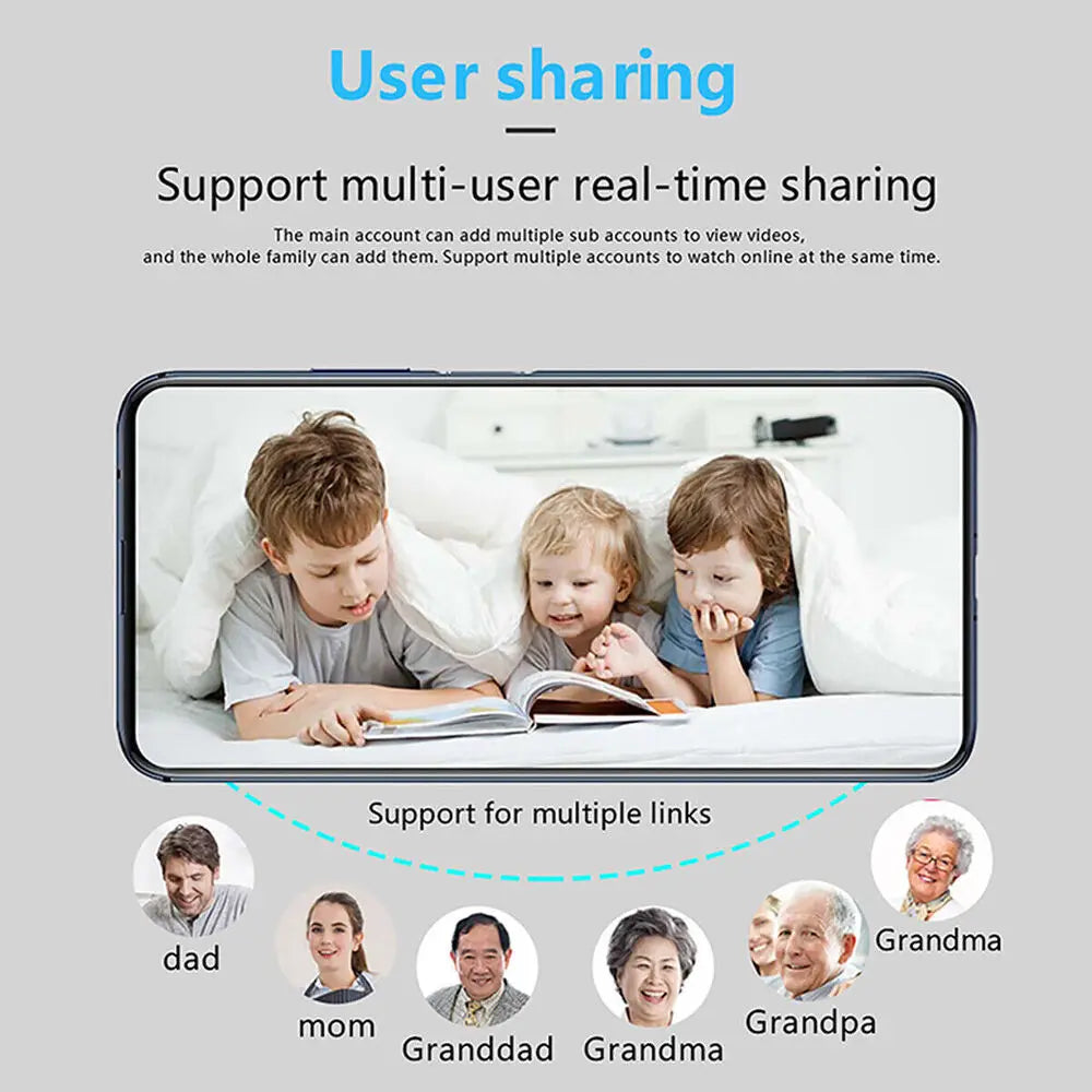 4K HD Mini caméra IP 128GB 1080P sans fil WLAN WiFi caméra de Surveillance caméra espion Webcams pour la détection, la surveillance, l'enregistrement