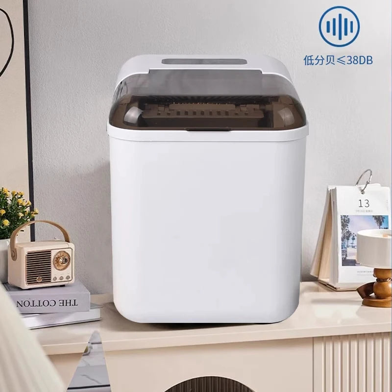 Petite machine à glaçons multifonctionnelle HREP-I5, fabrication de glace rapide, Portable en acier inoxydable, facile à nettoyer, pour la maison et le bureau
