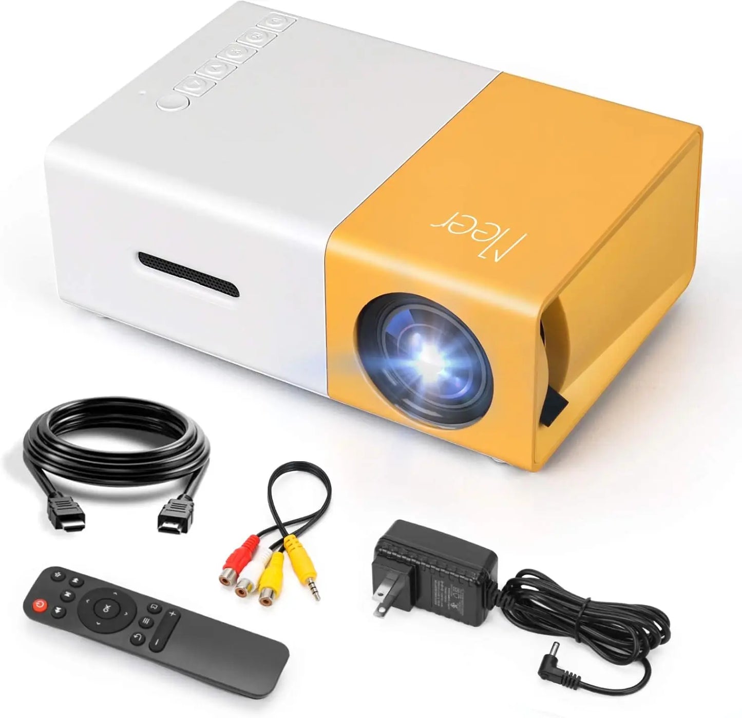 Mini Vidéoprojecteur HD Portatif 600 Lumens – Home Cinéma & Présentations