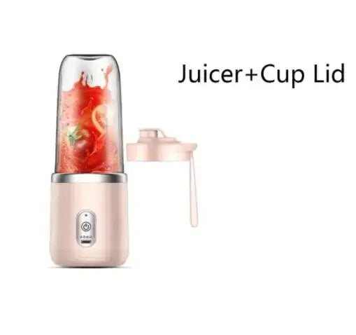 Extracteur de jus, tasse de jus Portable Rechargeable, petite tasse de jus multifonctionnelle pour la maison et l'extérieur, mélange de jus, 2 tasses, 1 pièces