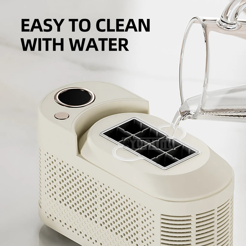 Mini Machine à Glaçons Portable – 9 Glaces en 6 Minutes | Maison, Camping & Voiture
