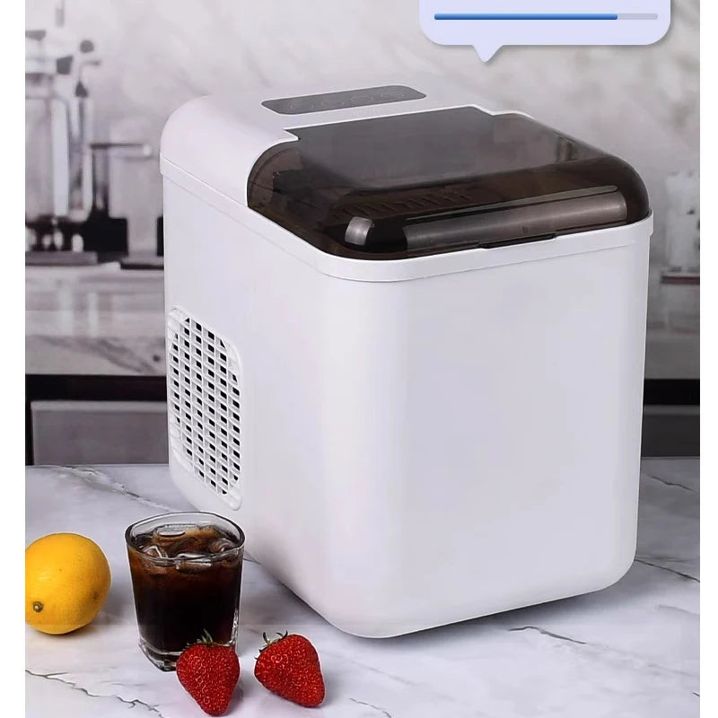 Petite machine à glaçons multifonctionnelle HREP-I5, fabrication de glace rapide, Portable en acier inoxydable, facile à nettoyer, pour la maison et le bureau