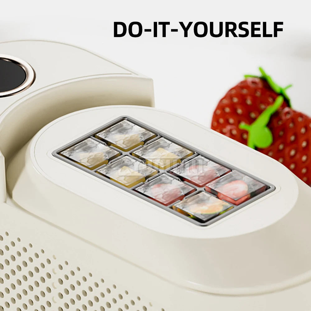 Mini Machine à Glaçons Portable – 9 Glaces en 6 Minutes | Maison, Camping & Voiture