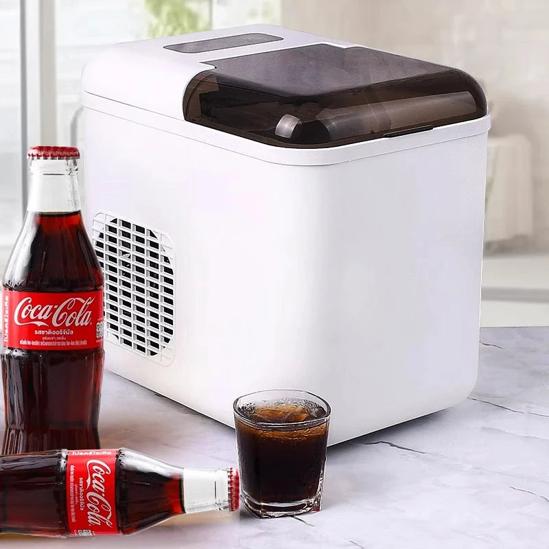 Petite machine à glaçons multifonctionnelle HREP-I5, fabrication de glace rapide, Portable en acier inoxydable, facile à nettoyer, pour la maison et le bureau