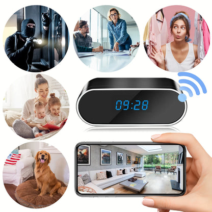 Mini Caméra Spy pour Smart Home - Caméra Wi-Fi HD 1080P Dissimulée, Vision Nuit, Détection Mouvement. Parfaite pour Sécurité, Bébés ou Animaux.