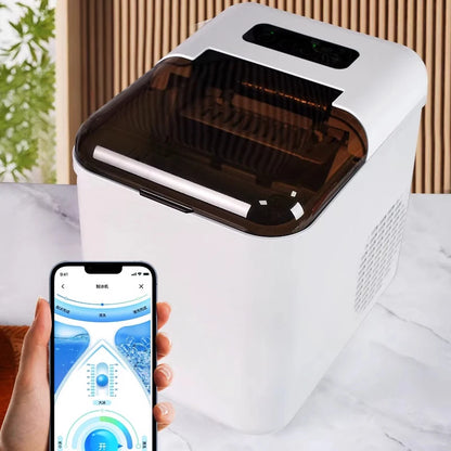 Petite machine à glaçons multifonctionnelle HREP-I5, fabrication de glace rapide, Portable en acier inoxydable, facile à nettoyer, pour la maison et le bureau