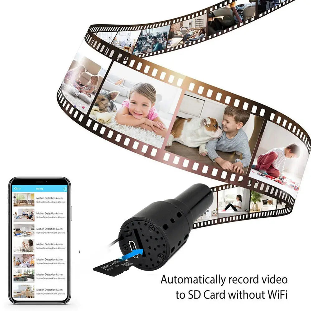 4K HD Mini caméra IP 128GB 1080P sans fil WLAN WiFi caméra de Surveillance caméra espion Webcams pour la détection, la surveillance, l'enregistrement