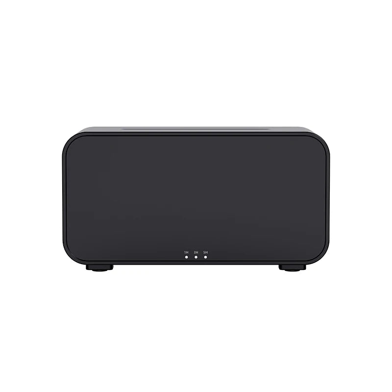 Diffuseur d'arôme Mini humidificateur d'air à 7 flammes colorées, ajout d'huile essentielle d'aromathérapie avec réglage de synchronisation pour la maison, la chambre à coucher et le bureau