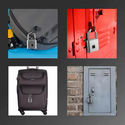 Cadenas à empreintes digitales CDOK P2, batterie rechargeable intégrée, étanche extérieure, facile à utiliser